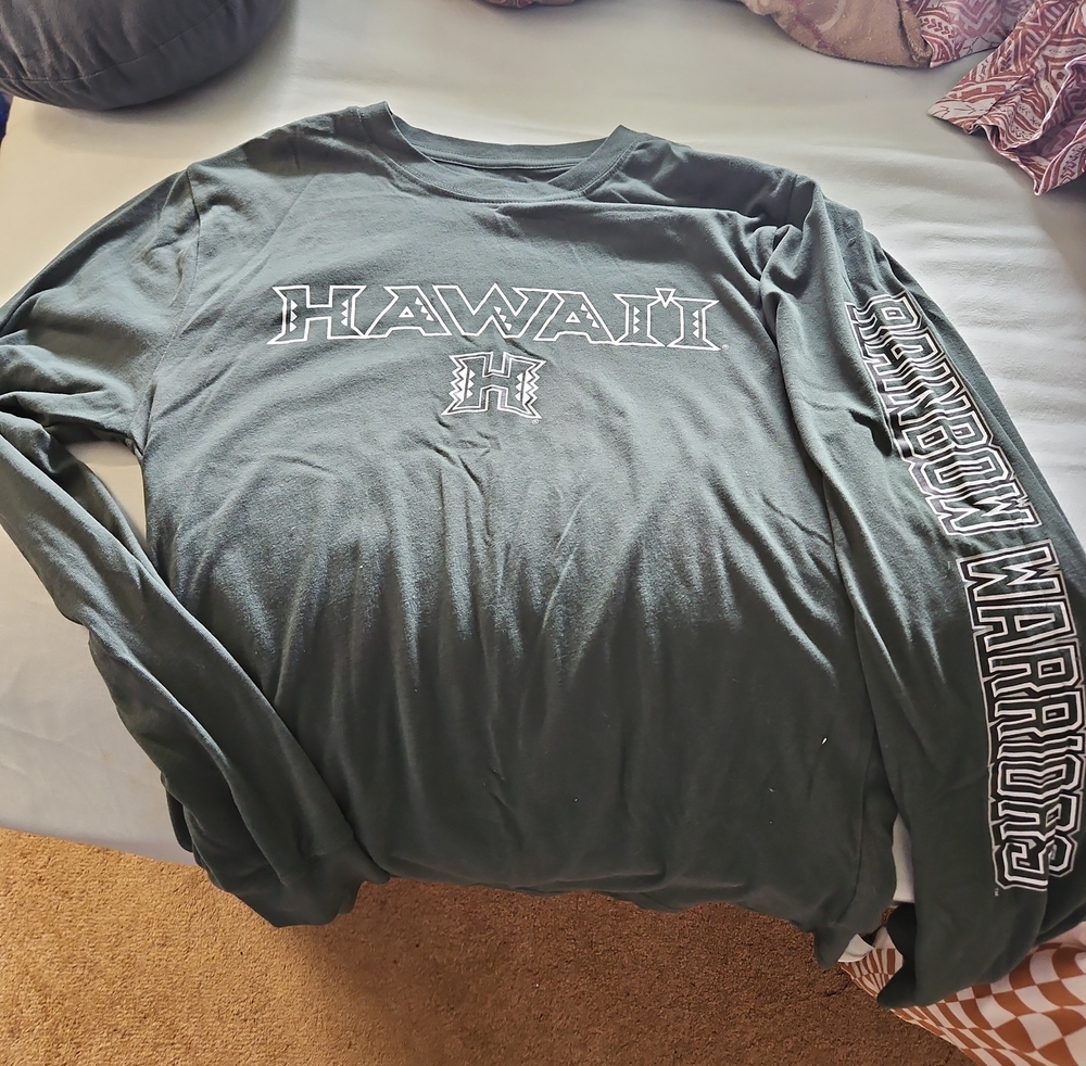 Hawaii Long-Sleeve Graphic Shirt - Green